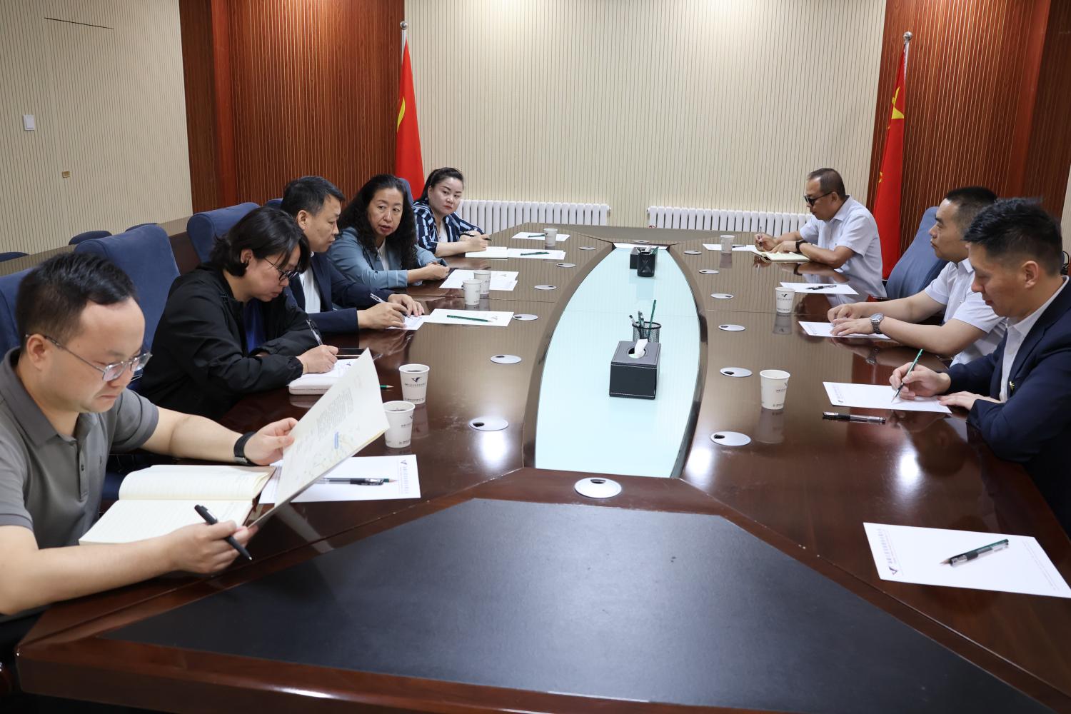 自治区纪委监委案件督查管理科室与国资中心相关领导莅临天盾安防考察调研
