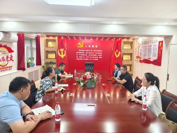阜康市委组织部到新疆黄金盾保安服务有限公司调研