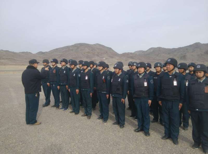 新疆阿帕奇武装守护押运有限公司开展一季度实弹射击演练