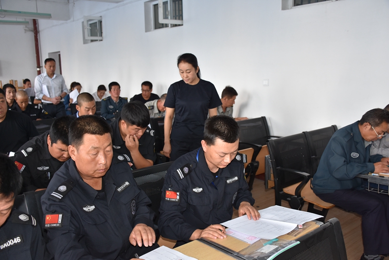 新疆方洲安保服务有限公司第二批保安员考试圆满结束