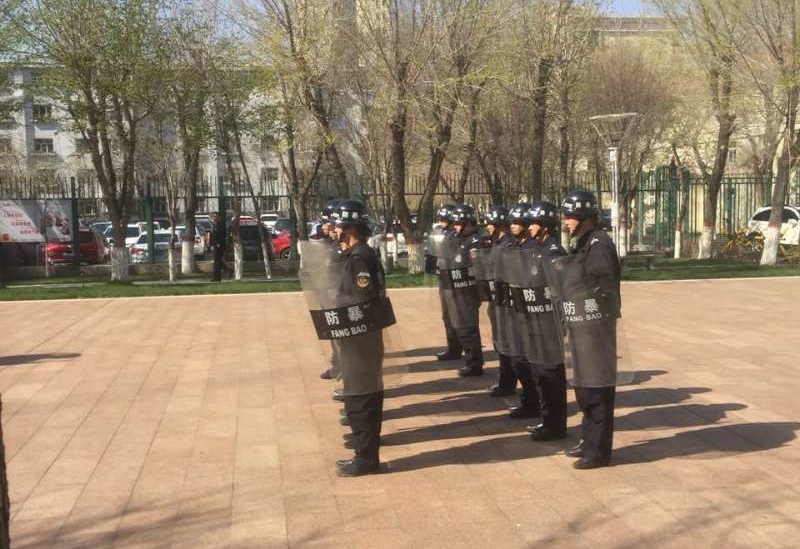 新疆方洲安保服务有限公司开展春季练兵活动