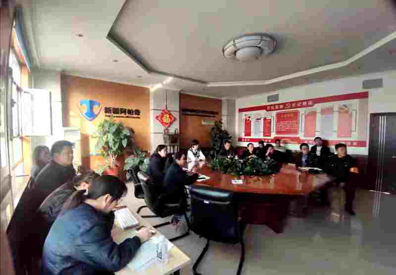 新疆阿帕奇武装守护押运有限公司开展读书学习会活动