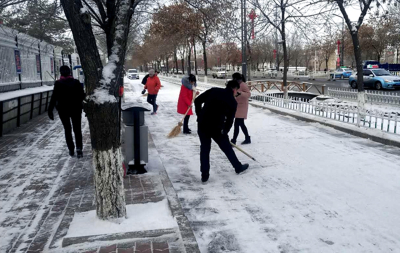 下雪就是命令     黄金盾清雪在行动