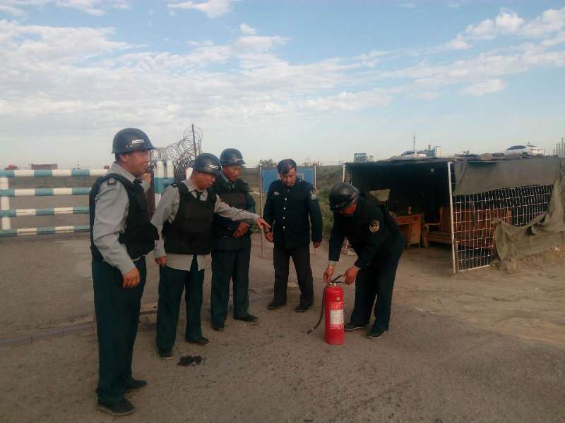 新疆黄金盾保安服务有限公司开展加气站消防知识培训